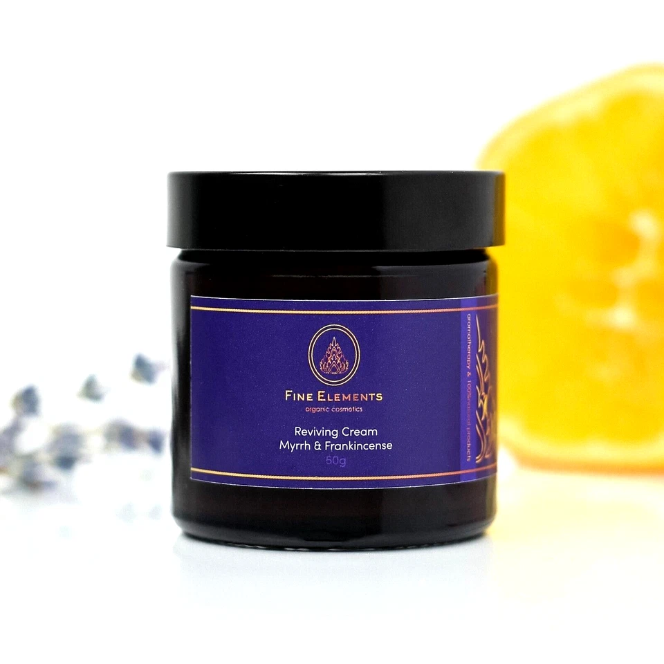 Reviving Cream Myrrh & Frankincense 60ml Dry Mature Skin-Anti -Ageing -Organic