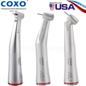 Original COXO Dental Optic Fiber Contra Angle 1:5/1:4.2 LED Increasing Handpiece - Picture 1 of 27