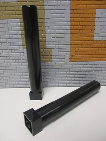 A9/4) 2x LEGO Support 6168c01 Black 2x2x11 Pillar Pillar Carrier 6097 6243 4184
