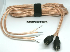 Bang & Olufsen, Tandberg, Leak-2-Pin Male Din Speaker Cables 16awg MONSTER NEW - Picture 1 of 2