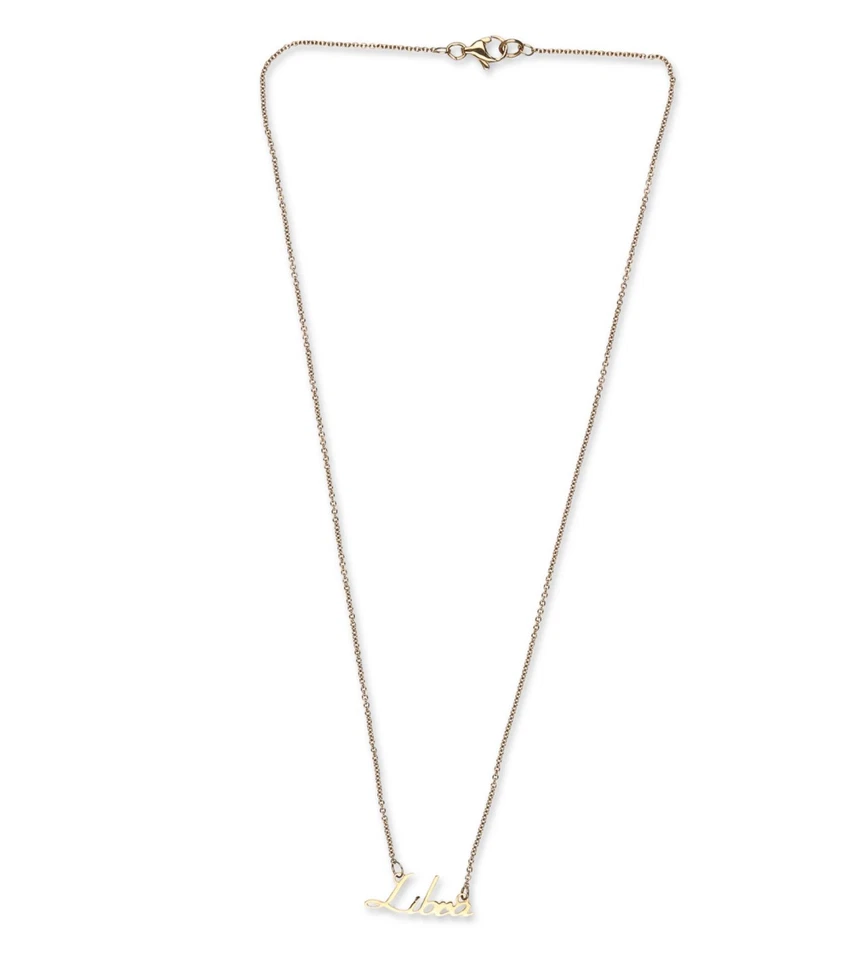 Collar para mujer Rebecca Minkoff 302037 oro zodiaco Libra Foto 1 de 1