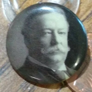 1908 WILLIAM HOWARD TAFT 7/8" campaign pin pinback button political presidential - Picture 1 of 6