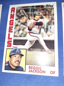 1984 Topps Baseball Reggie Jackson #100 quasi nuovo/MT CALIFORNIA ANGELS MVP HOF MLB - Foto 1 di 1