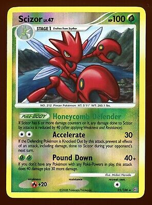 Scizor 25/100 Reverse Holo - Stormfront - Pokemon Card