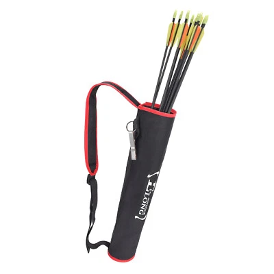 12 Arrows 28" +1 Quiver Holder for Bow Hunting Target Practicing Youth Adults - Image 1 of 4
