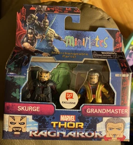 MARVEL THOR RAGNAROK MINIMATES "SKURGE & GRANDMASTER" Walgreens EXCLUSIVE - Picture 1 of 5
