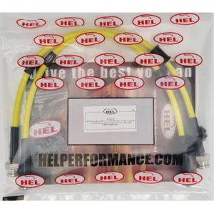 HEL PERFORMANCE ALFA ROMEO 159 3.2 JTS Q4 FRONT BRAIDED BRAKE LINES HOSES PIPES - Picture 1 of 3