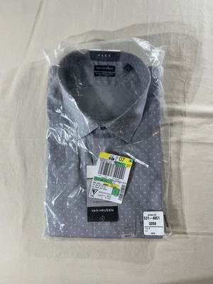 NWT Van Heusen Flex Ultra Wrinkle Free Big Fit Stretch Button Up Shirt Size 3XL - Image 1 of 4