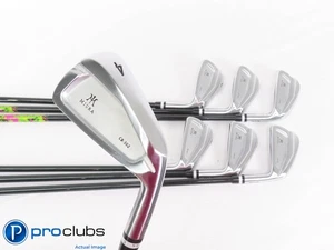 Nice Miura CB-302 Forged 5-PW IRON SET Synyster Stiff Flex Graphite -1/2" 447471 - Picture 1 of 6