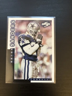 Pinnacle #49 1998 Deion Sanders “Prime Time” Dallas Cowboy gran jugador de la corte NFL Foto 1 de 4
