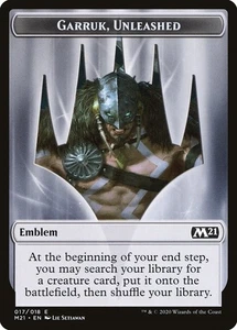 1x - Garruk, Unleashed Emblem - #17 - Magic Core Set 2021 - NM MTG - Bild 1 von 1
