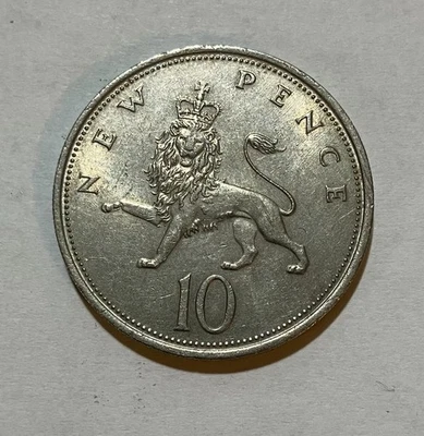 1969 Great Britain 10 New Pence - Image 1 of 2