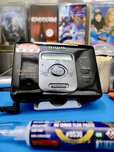 SERVICED Aiwa RX848 Personal Radio Cassette Walkman - With Mains Adapter - Picture 1 of 6