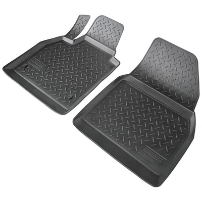 RECAMBO 3D Gummi Fussmatten vorne passend für Renault Kangoo II | KW FW | BJ 2008-2021