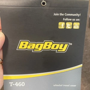 Bag Boy Golf Bag T-460 Wheeled Travel Cover Golf Clubs Weatherproof New - Picture 1 of 5