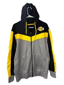 Los Angeles Lakers NBA • Zip Hoodie Sweatshirt • Mens Size L• Ultra Game Brand - Picture 1 of 9