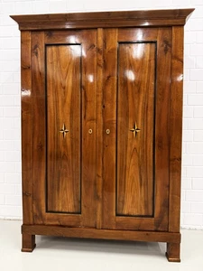 Biedermeierschrank Nussbaum Zerlegbar 1820 Einlegearbeiten Handpoliert Top - Bild 1 von 8