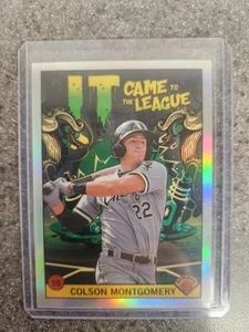 2022 Bowman Chrome Baseball Colson Montgomery It Came to the League - Picture 1 of 2