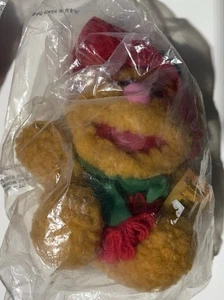 Vintage McDonald's Toy Muppet Baby Plush Toy Fozzie Bear NWT - Picture 1 of 5