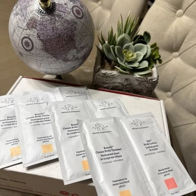 Lot of 4 - Drunk Elephant Kamili Cream Body Cleanser+Sili Body Lotion .33oz Ea H - Image 1 of 4