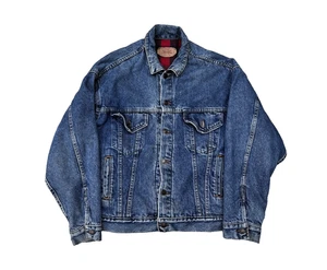 Chaqueta vaquera vintage Levi's Jean forrada de franela 70417 0814 abotonada talla L EE. UU. - Imagen 1 de 7