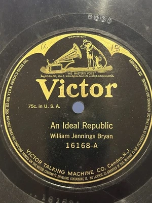 Victor Batwing 16168 William Jenning Bryan Immortality/An Ideal Republic - Image 1 of 2