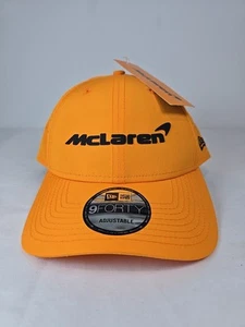McLaren New Era Hat F1 Formula One Racing Snapback Orange 9Forty Adjustable - Picture 1 of 9