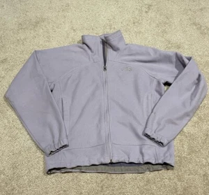 The North Face Sz S Lavender With Gray Logo Windwall Fleece Zipup - Picture 1 of 10