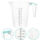 Measuring Cup Graduated Pitcher Clear Glass Coffee Mugs Container With Scale