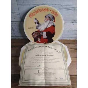 Norman Rockwell 1999 Weihnachten Sammlerteller - Bild 1 von 3