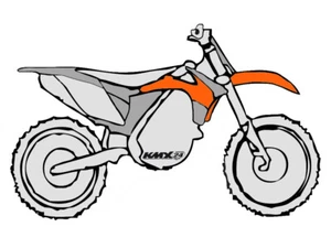 Polisport Juego Plástico Apto An KTM SX 65 16-23 Gas Mc 65 21-23 Naranja/Blanco - Imagen 1 de 1