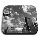 Square Mdf Magnets - Bw - New York Manhattan City View  #35994