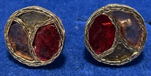 Gemelos vintage en tono dorado para hombre Bon14-1 - Imagen 1 de 4