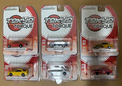 Greenlight Tokyo Torque Serie 4 - Juego Completo #47020 - 6 Coches Diecast Foto 1 de 4