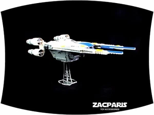 DISPLAY STAND for Star Wars Lego 75155 Rebel U-Wing Fighter- Clear acrylic Nice! - Picture 1 of 5