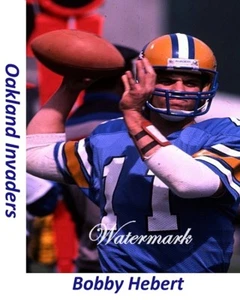 1985 USFL Oakland Invanders QB Bobby Hebert Color 8 x 10 Photo Picture - Bild 1 von 1