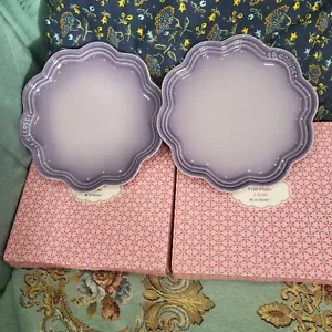 Set 2 piatti fiori Le Creuset Frill diametro 8 3/4" Provenza - Foto 1 di 9