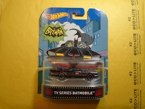2017 HOT WHEELS, BATMAN, DIECAST, PREMUIM CARS (TV SERIES BATMOBILE) - Bild 1 von 2