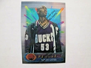 Topps Finest 1995 lotto di 8 Alton Lister Milwaukee Bucks - Foto 1 di 2