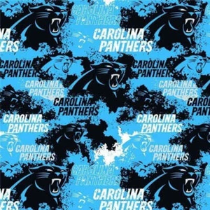 Carolina Panthers NFL NFC South Cotton Fabric - Picture 1 of 2