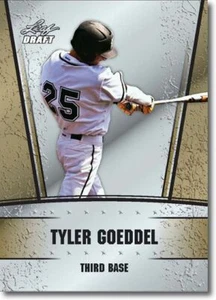 2011 Leaf GOLD Draft TYLER GOEDDEL Rookie Card RAYS #/200 - Picture 1 of 1