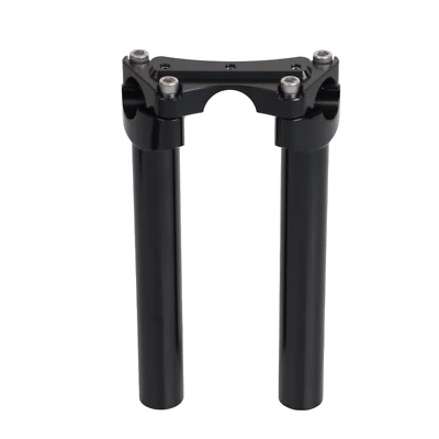 For Harley Dyna Road Glide Sportster 1" Handlebar 8.5" Risers + Top Cover Clamps Foto 1 de 4