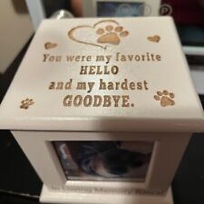 Cat Urn or Dog Urn for Cremation Ashes | Personalized Pet Memorial Box❤️