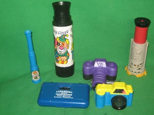 Toy Cameras, Kaleidoscopes, Telescopes, & Opera Glasses - 6 Pieces - Picture 1 of 4