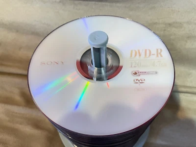 Sony DVD-R 4.7GB  Discs - New, Unused, Open Box (about 90 pack) - Image 1 of 2
