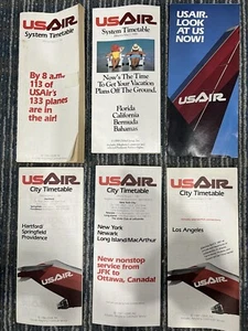 USAir USAirways Timetable Schedule 86 87 89 Corporate Brochure - Picture 1 of 3