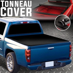 FOR 2004-2012 COLORADO/CANYON 6FT TRUCK BED SOFT VINYL ROLL-UP TONNEAU COVER - Picture 1 of 12