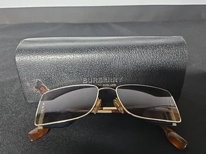 Burberry B-3110 1017/4L Sunglasses Unisex Gold Frame Used Please Read Descriptio - Picture 1 of 10