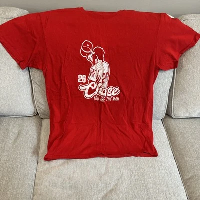 Thank You Chase Utley T-shirt Phillies Wall Of Fame Induction Night Shirt Mens L - Image 1 of 2