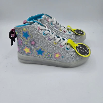 Disney Frozen Anna Elsa Tenis Niñas Pequeñas Talla 10 Zapatos Iluminados Foto 1 de 4